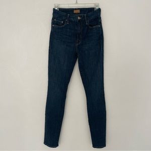 MOTHER Designer High Waisted Looker Dark Wash Jeans Size 25 Style #1221-383